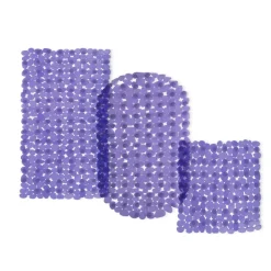 casa pura Wanneneinlage | Bubble | Lila-Transparent | | Badewanneneinlage | Weiß Best