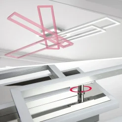CCT LED Wand- und Deckenleuchte,chrom-alu, LED/40W ^ B.K.Licht Online