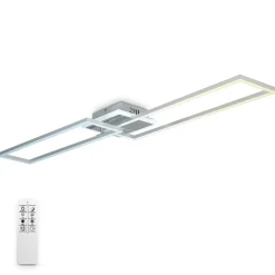 CCT LED Wand- und Deckenleuchte,chrom-alu, LED/40W ^ B.K.Licht Online