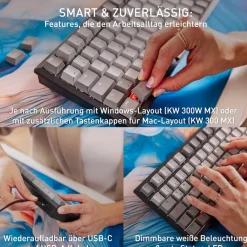 TAS Keyboard KW 300 MX ^ Cherry Best