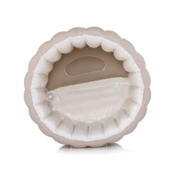 Babybadewanne Bubble Nest aufblasbar, rund, Sitz, Pumpe, Badehilfe beige ^ Chipolino Best