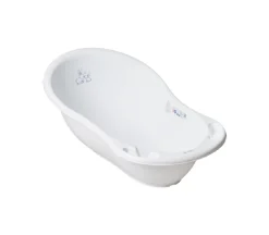 Chipolino Babybadewanne Marea Hase, 102 cm lang, Ablagefächer, ab Geburt weiß Discount