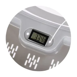Babybadewanne-Set Slim, Ständer 90 cm, Ablage, klappbar, Thermometer ^ Chipolino Hot