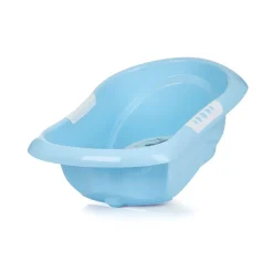 Chipolino Babybadewanne, Ständer Noemi klappbar, Af, Ablagefächer, ab Geburt blau