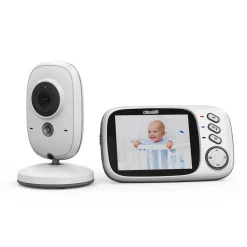 Babyphone Polaris+ Kamera 3,2" IPS LCD Display Temperatursensor Alarm ^ Chipolino Sale
