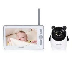 Chipolino Babyphone Titan Kamera 7 Zoll LED-Leuchten Schlafmodus Bildzoom VOX weiß Hot