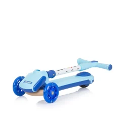 Chipolino Kinderroller Rapido Anti-Rutsch-Griffe, Hinterradbremse, klappbar, LED blau Online