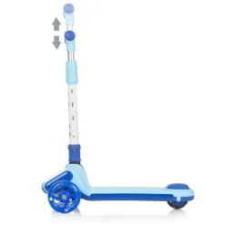 Chipolino Kinderroller Rapido Anti-Rutsch-Griffe, Hinterradbremse, klappbar, LED blau Online