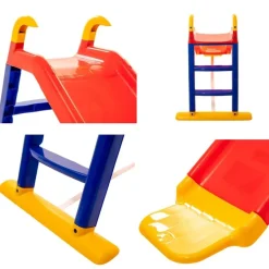 Chipolino Kinderrutsche Länge 141 cm, Breite 63 cm, Höhe 78,5 cm outdoor indoor rot Hot