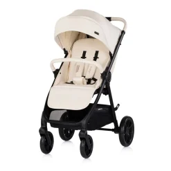 Kinderwagen Ultera Buggy klappbar Korb Federung Hinterradbremse Gurt creme ^ Chipolino Outlet