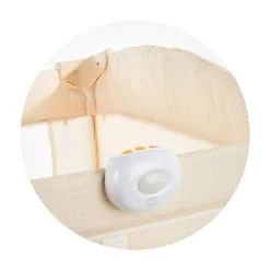 Chipolino Musik und Vibrationsbox für Reisebetten, Laufställe und Babywippen Weiß Clearance
