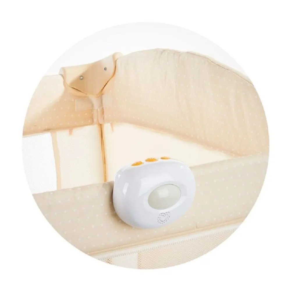 Chipolino Musik und Vibrationsbox für Reisebetten, Laufställe und Babywippen Weiß Clearance