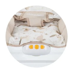 Chipolino Musik und Vibrationsbox für Reisebetten, Laufställe und Babywippen Weiß Clearance