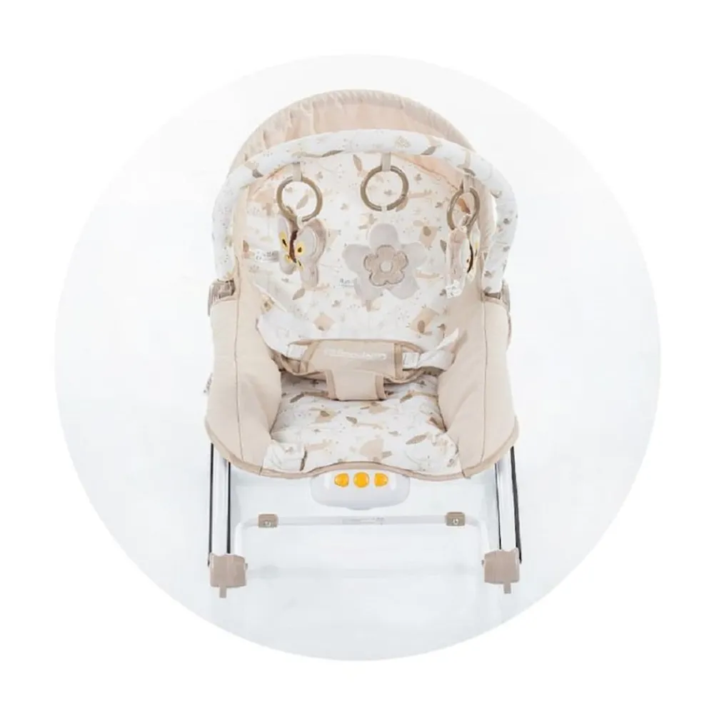 Chipolino Musik und Vibrationsbox für Reisebetten, Laufställe und Babywippen Weiß Clearance