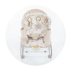 Chipolino Musik und Vibrationsbox für Reisebetten, Laufställe und Babywippen Weiß Clearance