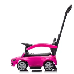 Chipolino Rutschauto Mercedes Benz C-Klasse Stauraum Fußstütze Schiebegriff Hupe pink schwarz Best