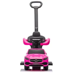 Chipolino Rutschauto Mercedes Benz C-Klasse Stauraum Fußstütze Schiebegriff Hupe pink schwarz Best