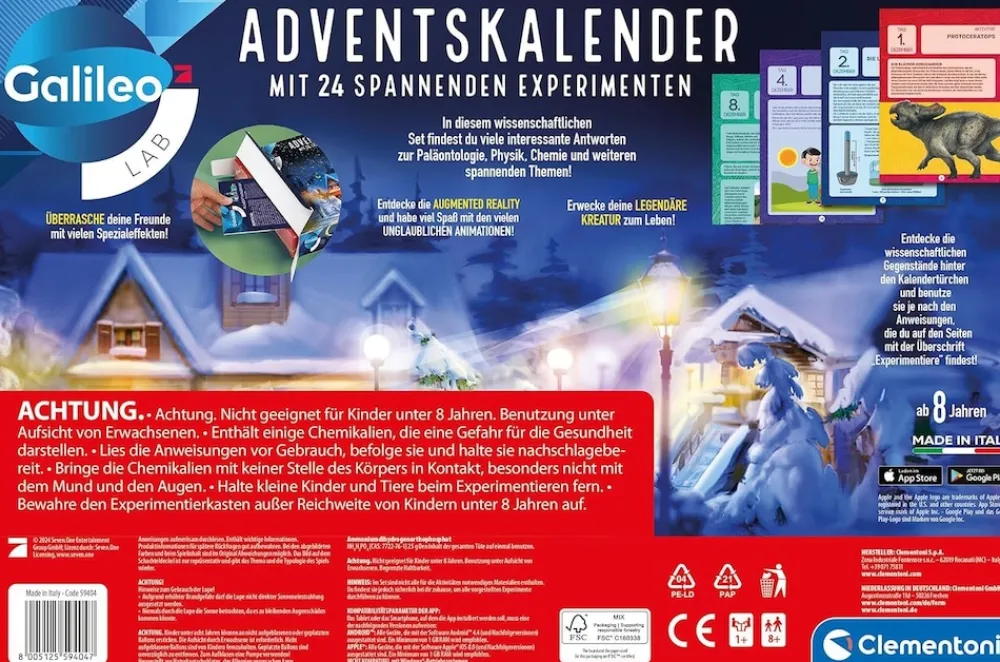 Galileo Adventskalender ^ Clementoni Best