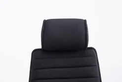 Bürostuhl ergonomisch Rako, Schreibtischstuhl höhenverstellbar drehbar Stoffbezug, Rückenlehne mit Kopfstütze, Armlehnen gepolstert ^ CLP Sale