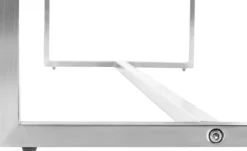 Edelstahl Küchenbank Barci Kunstleder I Moderne 2er-Sitzbank Mit Polsterung Für Esszimmer Und Küche Und Büro I Sitzhöhe 48 CM ^ CLP Online