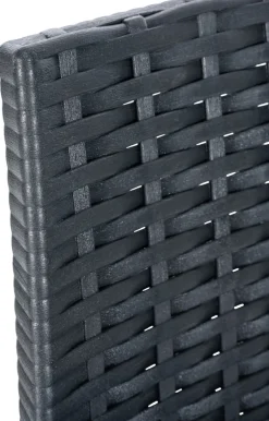 2er Set Barhocker Jamaica Mit Fußstütze I Outdoor-Tresenhocker In Rattan-Optik I Stapelbare Barstühle ^ CLP New