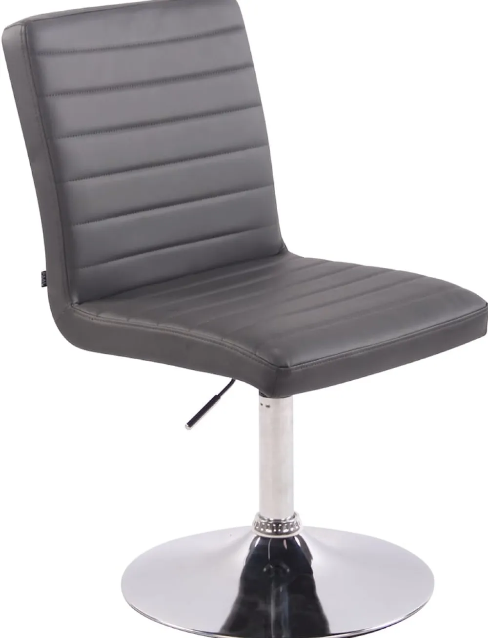 Esszimmerstuhl Elvas mit hochwertiger Polsterung und Kunstlederbezug I Drehbarer und höhenverstellbarer Polsterstuhl mit Metallgestell ^ CLP Discount