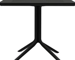 Gartentisch Lenval 80 x 80 cm wetterfester Balkontisch mit UV-beständiger Oberfläche, eckiger Bistrotisch für Balkon, Terrasse und Garten ^ CLP Outlet