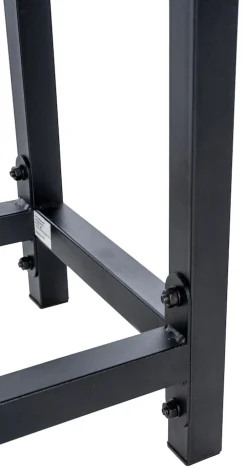 CLP Kaminholzständer Irondale I Robuster Kaminholzständer Aus Metall I Stapelhilfe Für Brennholz schwarz Clearance