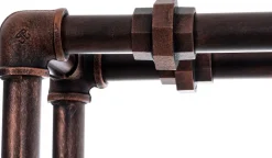 Kaminholzständer Tinos I Robuster Kaminholzständer Aus Metall I Holzlager Im Industrial Look I Stapelhilfe Für Brennholz ^ CLP Hot