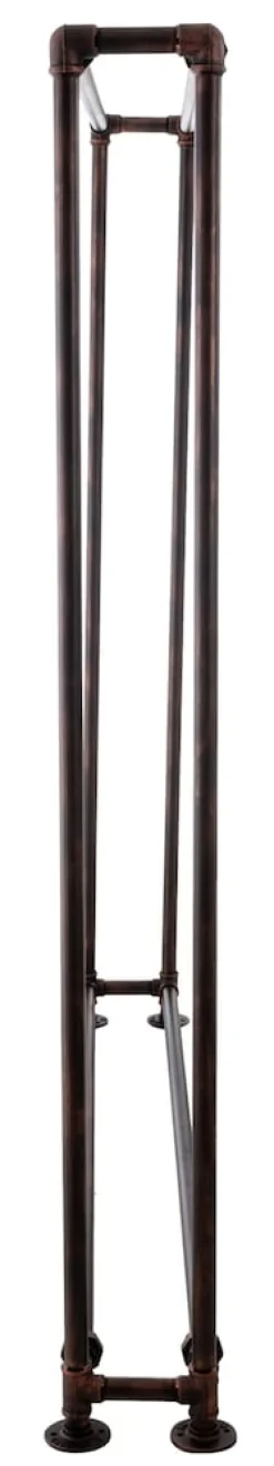 Kaminholzständer Tinos I Robuster Kaminholzständer Aus Metall I Holzlager Im Industrial Look I Stapelhilfe Für Brennholz ^ CLP Hot