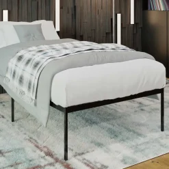 Metallbett Fargo Mit Lattenrost I Stabiles Bettgestell Mit Stauraum ^ CLP Clearance
