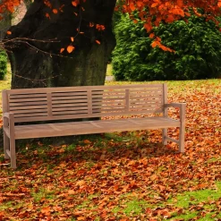 CLP bank Halden I Holzbank Für Den Garten I Sitzbank Mit Armlehnen teak Clearance