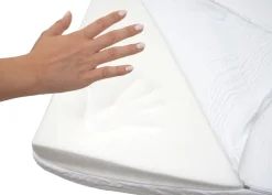 MCW 6cm Memoryfoam-Matratzentopper -E63, Topper Matratzenauflage Matratzenschoner ~ 90x200cm Viscoschaum Clearance