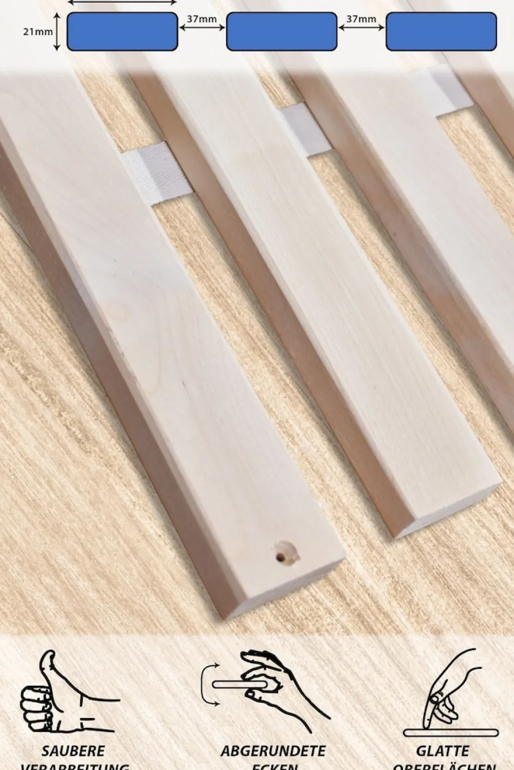 Coemo Rollrost 25 extrastabile Leisten 140x200cm Sale