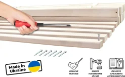 Coemo Rollrost 25 extrastabile Leisten 120x200cm Tragfähig bis 350kg Outlet