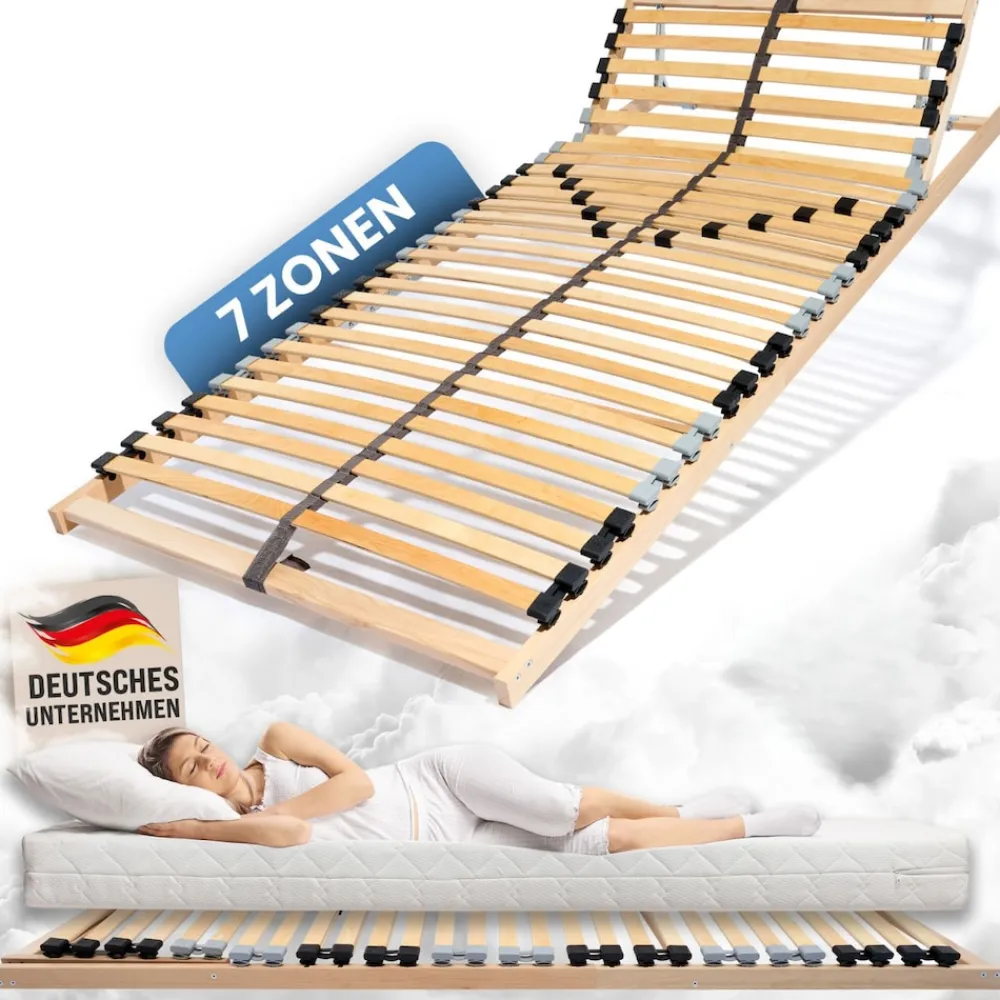 7-Zonen-Lattenrost Ergo K 100 x 200 cm zerlegt ^ Coemo Outlet