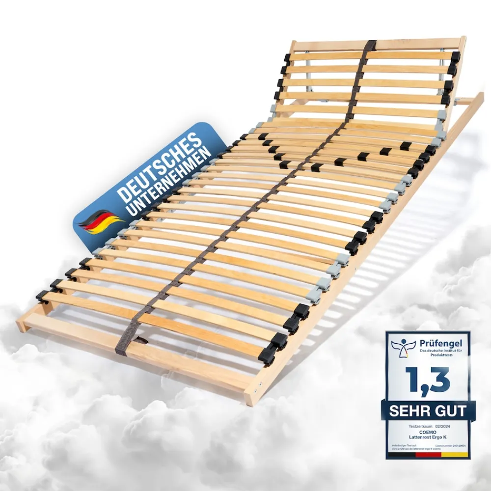 7-Zonen-Lattenrost Ergo K 100 x 200 cm zerlegt ^ Coemo Outlet