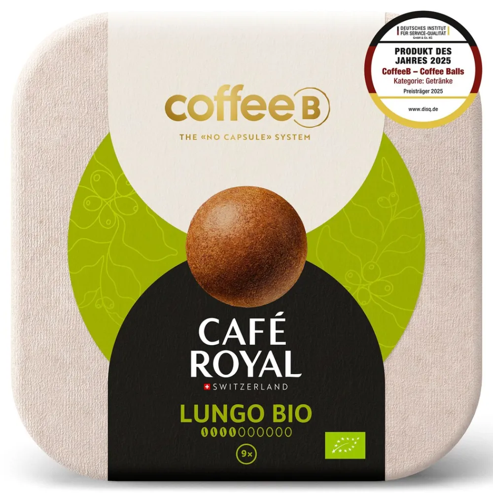 CoffeeB by Café Royal Bio Lungo 9 Coffee Balls, 51 g Outlet