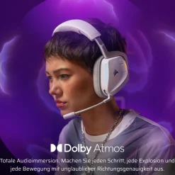 Corsair VOID WIRELESS v2 Gaming Headset, Weiß (CA-9011380-WW, PC, Mac, PS4/5, Nintendo Switch, Mobile, Funk, Bluetooth) Outlet