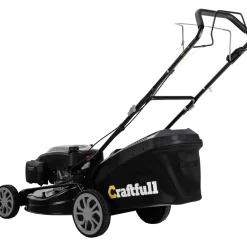 Craftfull Premium Benzin-Rasenmäher CR-196-30, 190cm³ Motor, DF-Leichtlaufgetriebe, 4,4 kW (Schwarz/Grau) Schwarz/Gelb Outlet