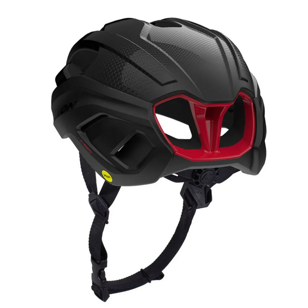 Cratoni Rennrad- Fahrradhelm C-Zero MIPS, black-red New