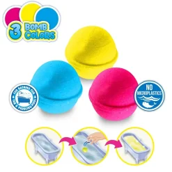 30400 - INKEE Funnyz - Badekugel mit Gummi-Wassertier 3er Pack Badebombe Badezusatz baden ^ Craze Discount