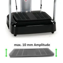 Crazy Fit Massage Fitness Vibrationsplatte inkl. Bänder ^ @tec Clearance