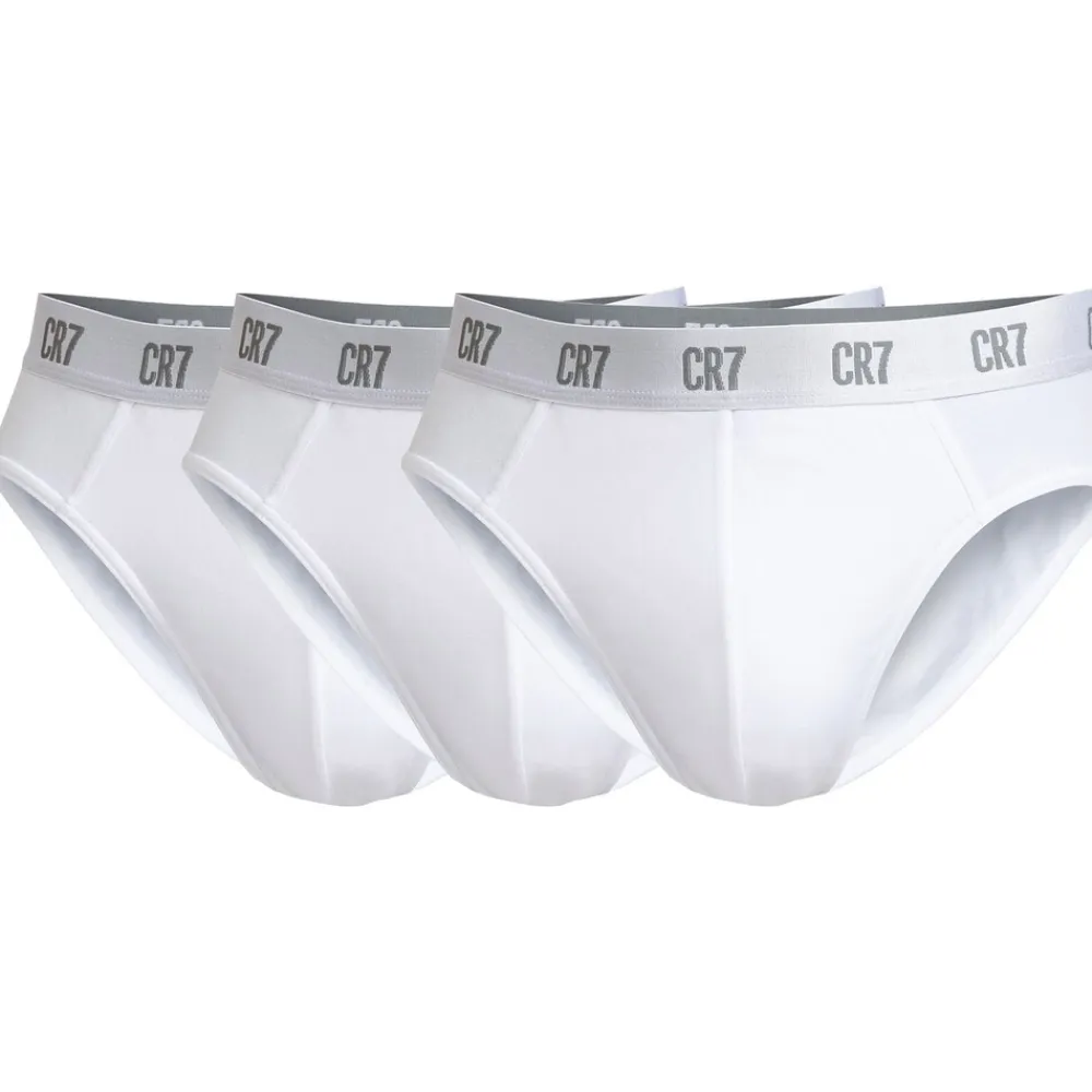 CR7 Cristiano Ronaldo CR7 Basic, Sip, 3-pack Herren Sip Weiß Best