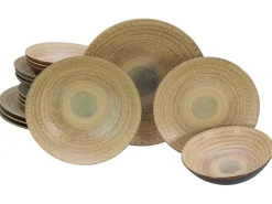CreaTable - 24856 Neapel Sand, Tellerset 16-tlg Best