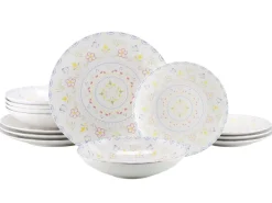- 24868 Primavera Pastell, Tellerset 12-tlg ^ CreaTable New