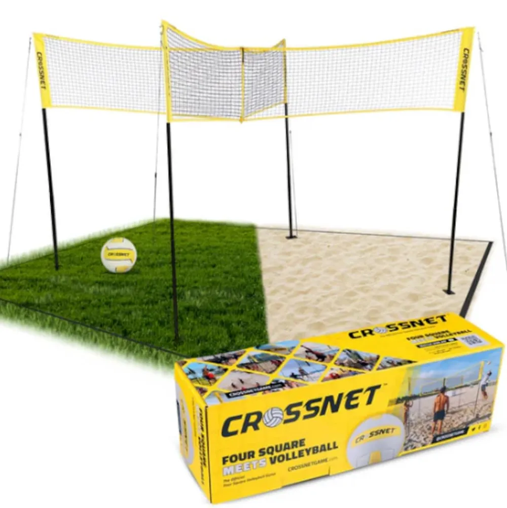 Ultimate Bundle Volleyball 4 Felder bis zu 8 Personen ^ Crossnet
