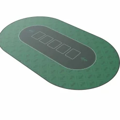 Extra große Tischauflage Pokermatte 1000 x 600 mm / Kartenspiel Matte / Ovales Design ^ CSL Sale
