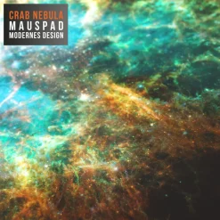CSL Gaming Mauspad, XXL Schreibtischunterlage 900 x 400mm, Präzision & Geschwindigkeit, Galaxie Best