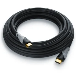 CSL HDMI-Kabel 2.0b, 4K UHD, Full HD, 3D, 3-fach geschirmt, High Speed mit Ethernet, HDMI Typ A - 12,5m Best